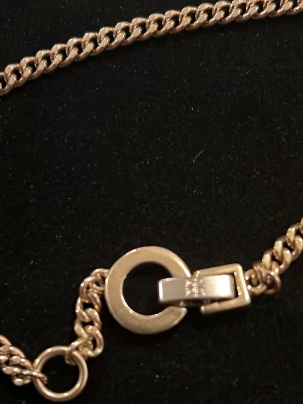 Authentic Vintage Signed Givenchy Gold Tone Pearl &Rhinestone Statement Necklace - Picture 6 of 8